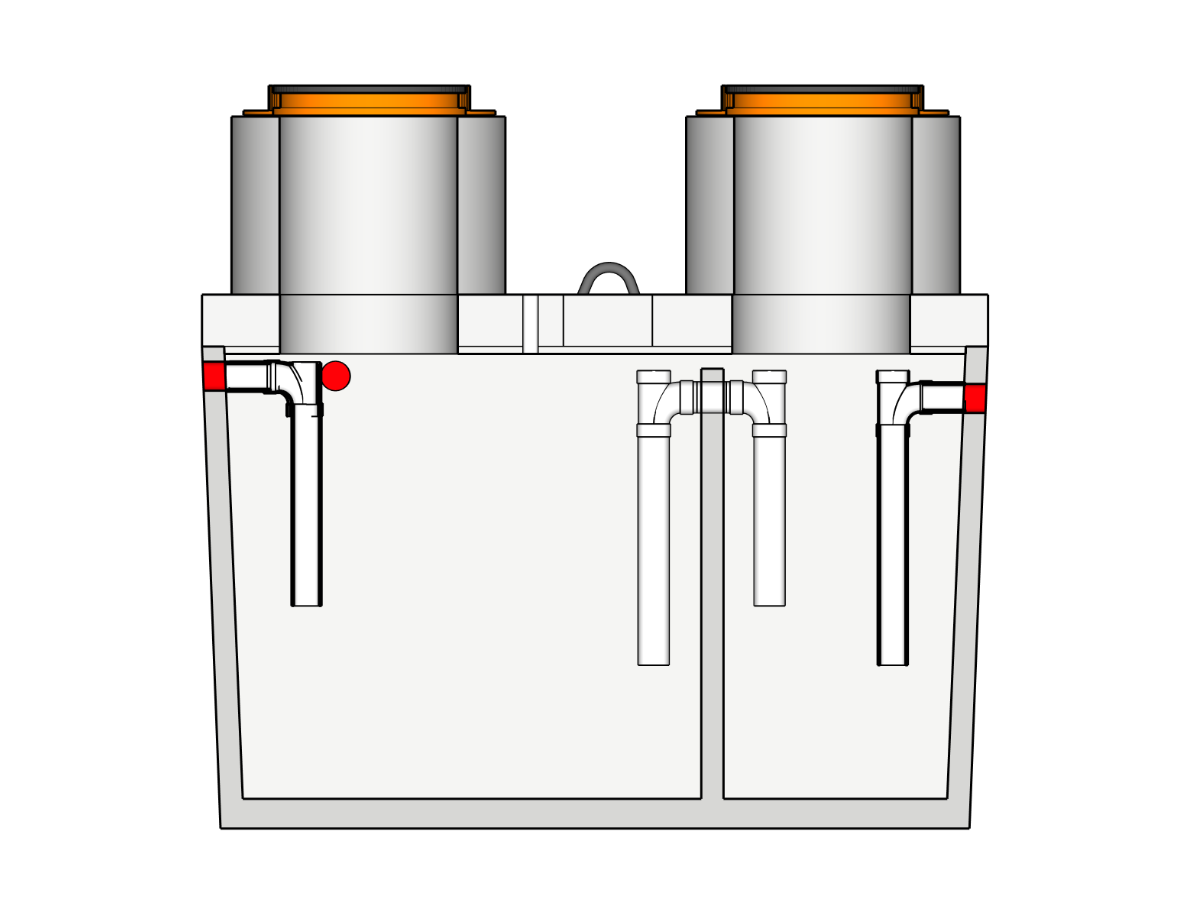 1000 Gallon Traffic Rated Grease Trap