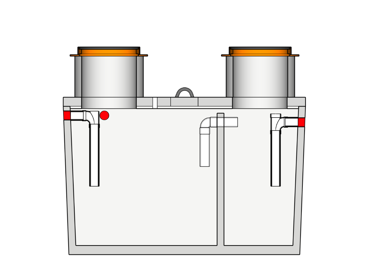 1000 Gallon Sand Oil Interceptor